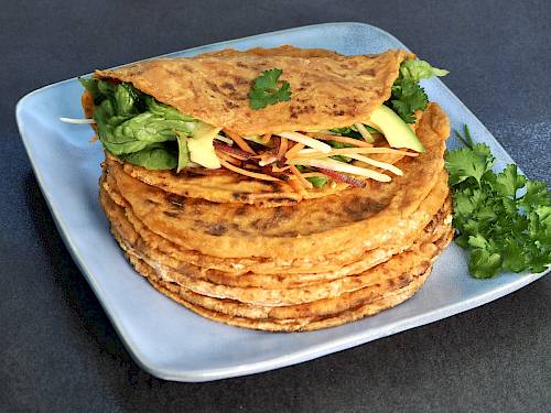 Paleo Cassava Flour Sweet Potato Wraps